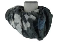 Dámská tmavošedá vzorovaná límcová šála 