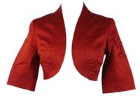 Dámské červené sakové bolerko Jane Norman 