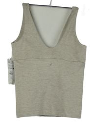 Nové - Dámský béžový sportovní crop top Primark 