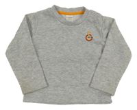 Svetlosivá mikina s potlačou