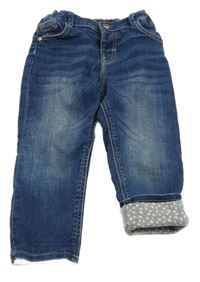 Modré podšité rifle H&M