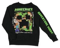 Čierna mikina s Minecraft George