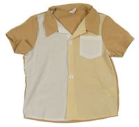 Béžovo-hnedá košeľa Shein