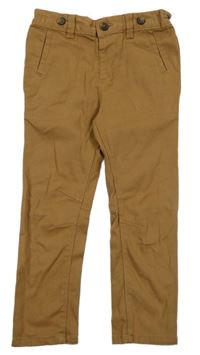 Hnedé plátenné nohavice TU