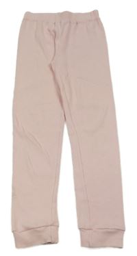 Svetloružové rebrované legíny Minoti