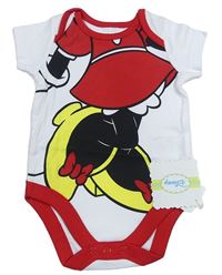 Bílé body s Minnie Disney