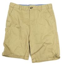 Béžové plátěné chino kraťasy Primark