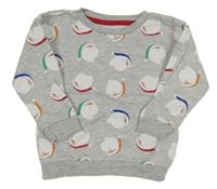 Sivá mikina so Santou Primark