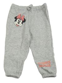 Šedé tepláky s Minnie Disney