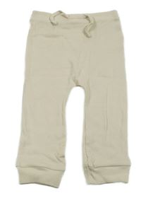 Nové - světlebéžové žebrované lehké tepláky Matalan