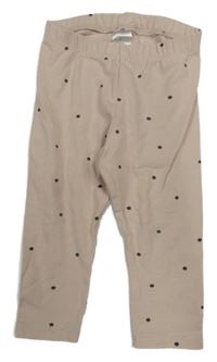 Svetloružové bodkovaná é legíny H&M