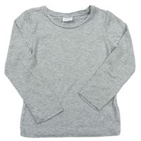 Sivé melírované tričko F&F