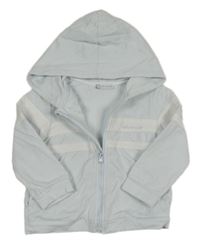 Světlemodro-biela prepínaci mikina s kapucňou Tutto Piccolo