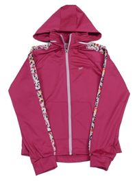 Ružová prepínaci športová mikina s ukrývací kapucňou Primark