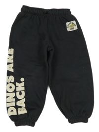 Tmavošedé tepláky s nápisem Zara