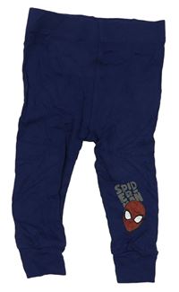 Tmavomodré pyžamové nohavice so Spider-manem zn. Next