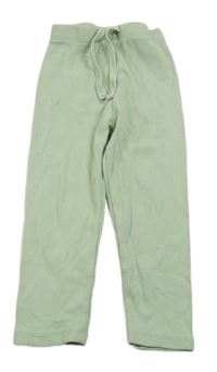 Olivové rebrované legíny Matalan