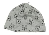 Světlešedá melírovaná čepice s Pú LC WaIKIKI