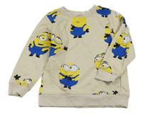 Světlebéžová mikina s Mimoni H&M