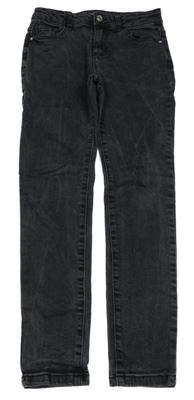 Tmavošedé skinny crop rifle Denim Co.