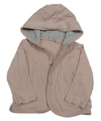 Světlepudrová prepínaci mikina s kapucňou lupilu