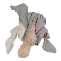 Nové - 4x - Punčocháče - Bílé, šedé, světlerůžové/fialové H&M