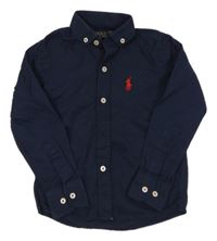Tmavomodrá košile s logem RALPH LAUREN