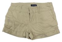 Béžové plátěné kraťasy Ralph Lauren 