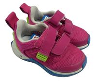 Fuchsiové textilní botasky Adidas x Lego vel. 22
