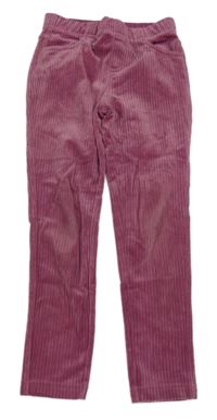 Staroružové rebrované zamatové tregíny