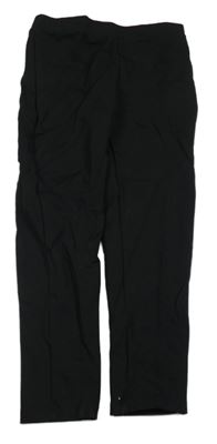 Čierne teplákové crop nohavice Lefties