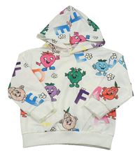 Smotanová ľahká mikina s ovociem a kapucňou Shein