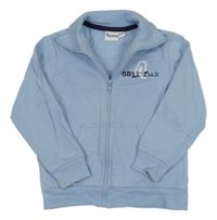 Svetlomodrá prepínaci mikina s číslom Impidimpi