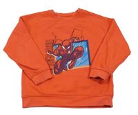 Červená mikina so Spidermanem M&S