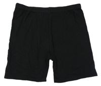 Čierne elastické kraťasy