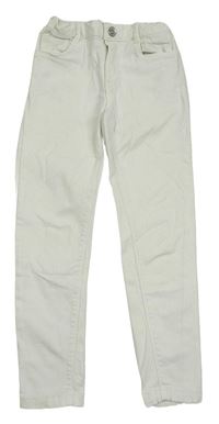 Bílé skinny rifle Zara