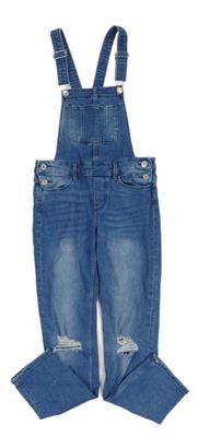 Modré laclové skinny rifle s prošoupáním H&M