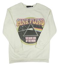 Smotanová hudební mikina s potiskem - Pink Floyd