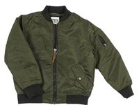 Khaki šusťákový zateplený bomber Urban