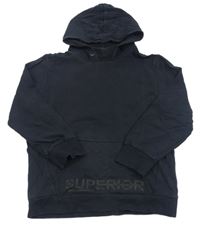 Čierna mikina s kapucňou River Island