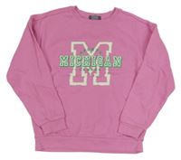 Ružová mikina s nápisom Primark