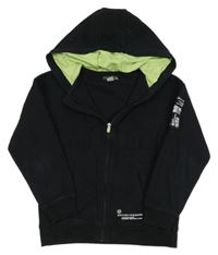 Černá propínací mikina Pocopiano