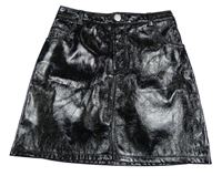 Čierna koženková sukňa Primark