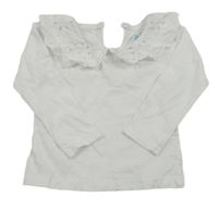 Bílé triko s madeirou Primark