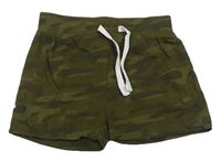 Khaki army bavlnené kraťasy zn. Primark