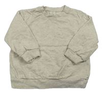 Béžová melírovaná mikina H&M