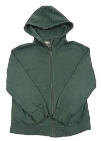 Khaki prepínaci mikina s kapucňou M&S