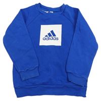 Tmavomodrá mikina s logom Adidas
