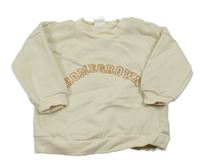 Béžová mikina s nápisom Next