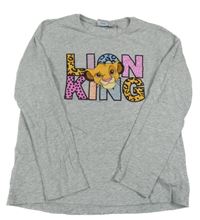 Svetlosivé tričko so Simbou Disney